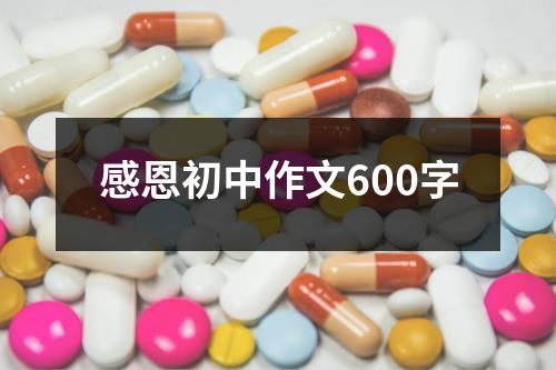 感恩初中作文600字