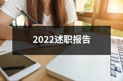 2022述职报告