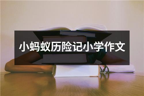 小蚂蚁历险记小学作文