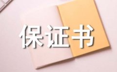 保安保证书（通用16篇）